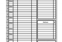 Softball Lineup Card – Download And Print Pdf Template File with Softball Lineup Card Template