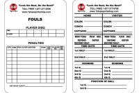 Stop Sports Reusable Football Game Card Stop Sports Within for Soccer Referee Game Card Template