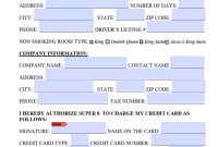Super 8 Motel Credit Card Authorization Form | Authorization intended for Hotel Credit Card Authorization Form Template
