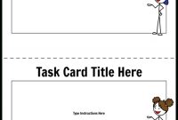 Task Card Template 1 Storyboardworksheet-Templates with Task Card Template