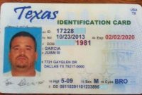 Texas Id Card Template – Cards Design Templates pertaining to Texas Id Card Template