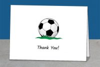 Thank You Soccer Coach Mentor Team Gift Coach Thank You with regard to Soccer Thank You Card Template