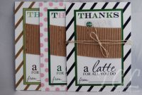 That's Country Living with regard to Thanks A Latte Card Template