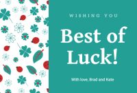 There's A Card For That! 30+ Greeting Card Templates You Can intended for Good Luck Card Templates