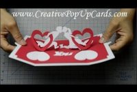 This Is The Tutorial For The Twisting Hearts Pop Up Card. It for Twisting Hearts Pop Up Card Template