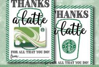 This Item Is Unavailable | Thanks A Latte, Starbucks Gift intended for Thanks A Latte Card Template