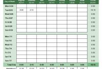 Timesheet Template – Free Simple Time Sheet For Excel regarding Weekly Time Card Template Free