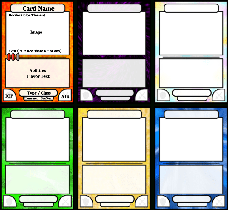 Trading Card Game Template - Free Download | Trading Card inside Trading Cards Templates Free Download