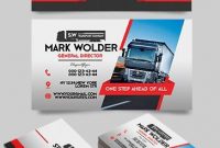 Transport Business Cards Templates Free – New Professional within Transport Business Cards Templates Free
