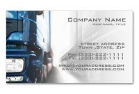 Truck – Transportation & Logistics Business Card | Business regarding Transport Business Cards Templates Free