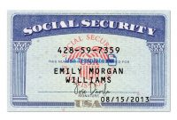 Usa Social Security Card Psd Template: Ssn Psd Template for Ssn Card Template