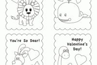Valentine Card Template | Worksheet | Education in Valentine Card Template For Kids