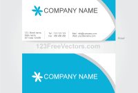 Vector Business Card Design Template throughout Visiting Card Templates Download