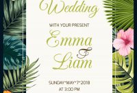 Wedding Event Invitation Card Template with Event Invitation Card Template