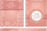 Wedding Invitation Card Templates Free Vector In Adobe throughout Sample Wedding Invitation Cards Templates