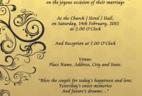 Wedding Invitation Designs Templates - Google Search intended for Sample Wedding Invitation Cards Templates