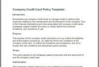 What Is A Company Credit Card Policy? [With Free Template] throughout Company Credit Card Policy Template