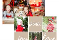 Wonderful Christmas Card (5X7) regarding Free Photoshop Christmas Card Templates For Photographers
