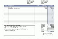 Work Orders | Free Work Order Form Template For Excel throughout Service Job Card Template