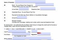 Wyndham Hotel Credit Card Authorization Form | Authorization inside Hotel Credit Card Authorization Form Template