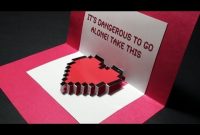 Zelda Pop Up: Valentine's Day Heart Card | Free Template – Sunderorigami! within Pop Out Heart Card Template