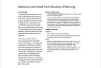 19+ Farm Business Plan Templates – Word, Pdf, Excel inside Agriculture Business Plan Template Free