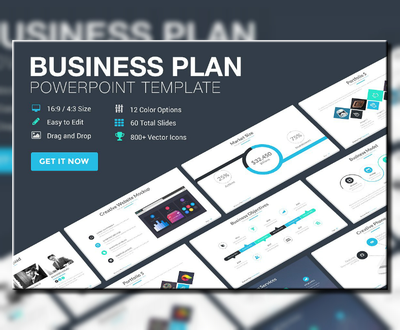 20+ Business Plan Powerpoint Designs &amp; Templates - Psd, Ai throughout Amazing Business Plan Presentation Template Ppt