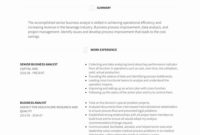 23 Business Analyst Resume Summary Examples In 2020 within Awesome Business Analyst Documents Templates