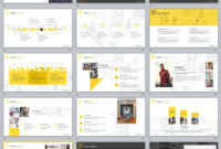 25+ Yellow Business Plan Powerpoint Templates On Behance for Business Plan Presentation Template Ppt