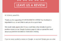 3 Free Tools To Get Google Reviews For Your Business within Customer Business Review Template