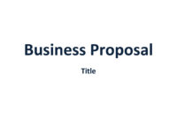 30+ Business Proposal Templates & Proposal Letter Samples in New Business Plan Title Page Template