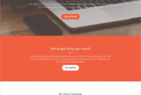 37+ One Page Website Themes & Templates | Free & Premium with regard to Best One Page Business Website Template