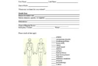 59 Best Massage Intake Forms For Any Client - Printable for New Acupuncture Business Plan Template