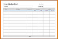 7+ Printable Accounting Ledger Paper | Ledger Review within Business Ledger Template Excel Free