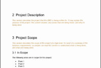 7 Project Document Templates – Sampletemplatess pertaining to Amazing Project Business Requirements Document Template