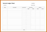 9+ Free General Ledger Templates | Ledger Review in Fresh Excel Accounting Templates For Small Businesses