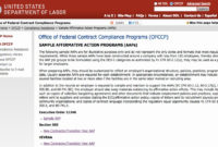 Affirmative Action Plan Template Best Of Ofccp'S Newly for Fresh Affirmative Action Plan Template For Small Business