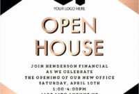 Beautiful Business Open House Flyer Template In 2020 (With with New Business Open House Invitation Templates Free