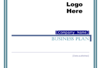 Blank Restaurant Business Plan Template Free Download throughout Business Plan Title Page Template