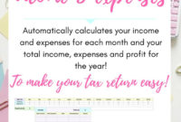 Bookkeeping For Freelancers And Small Businesses Made with regard to Template For Small Business Bookkeeping