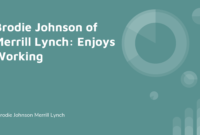Brodie Johnson Of Merrill Lynch: Enjoys Working |Authorstream with Merrill Lynch Business Plan Template