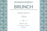 Business Casual – Business Event Invitation Template (Free inside Save The Date Business Event Templates