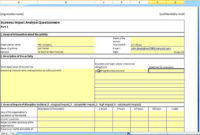 Business Impact Analysis Template | Template Business within It Business Impact Analysis Template