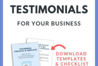 Client Testimonials: How To Get Them [Downloadable Templates] intended for Business Testimonial Template