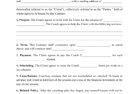 Coaching Contract Template Download Printable Pdf inside Business Coaching Contract Template