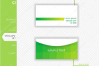 Conception D'Identité Visuelle Pour Entreprise – Enveloppe in Business Envelope Template Illustrator