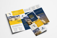 Construction Company Tri-Fold Brochure Template In Psd, Ai pertaining to Business Service Catalogue Template