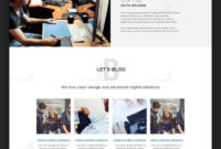 Creative Digital Agencies Website Template Free Psd intended for Amazing Business Website Templates Psd Free Download