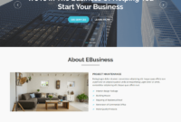 Ebusiness Bootstrap Corporate Template throughout Fresh Bootstrap Templates For Business
