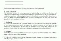 Employee Non Compete Agreement Template – Templatesz234 in Amazing Business Templates Noncompete Agreement